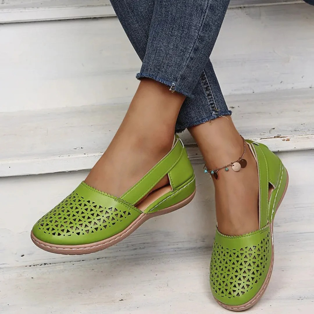 Kianna - Codzienne damskie buty z odkryciami