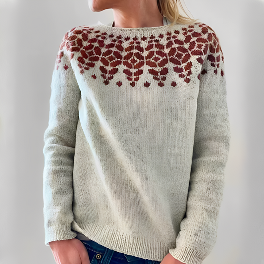 Maryann - Elegancki retro sweter dla kobiet