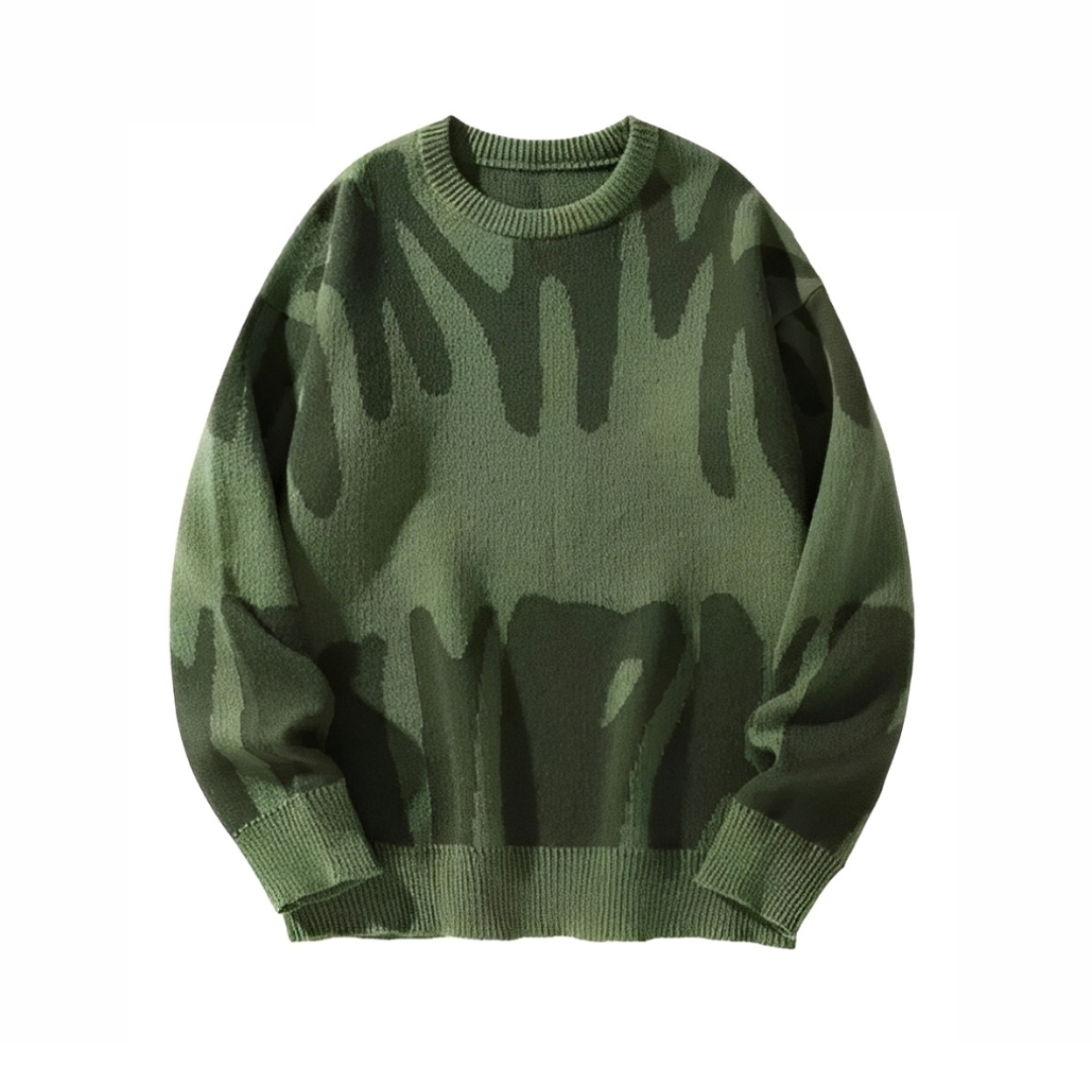 Edan - Męski sweter z wełny, komfortowy i ciepły