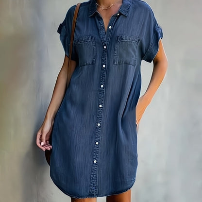 Daphné – Sukienka z szykownego denimu