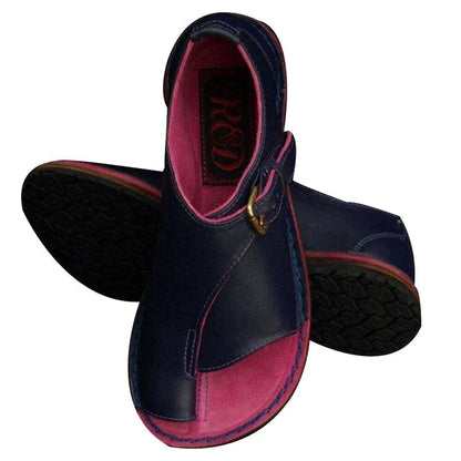 Elvina - Płaskie sandały z klamrą