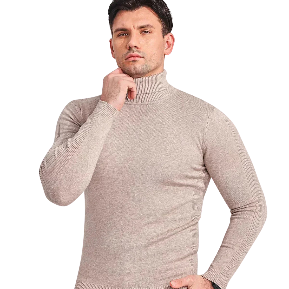 Nico – Sweter z kołnierzem