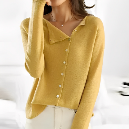 Andréanne - Stylowy damski kardigan z wełny