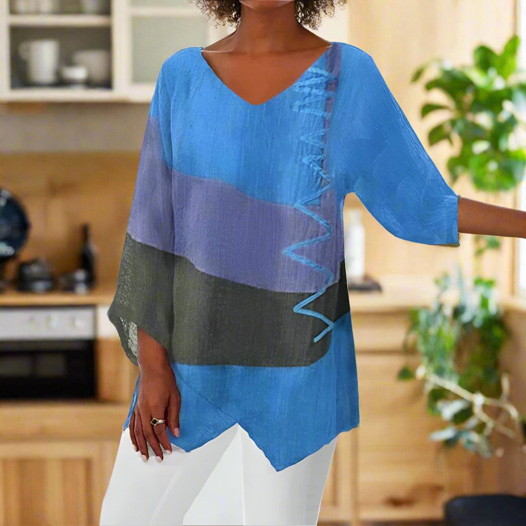 Eli - Bluzka w trzech kolorach z osłoną brzucha