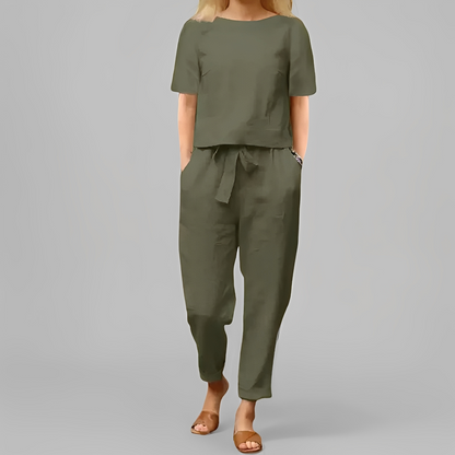 Andréana - Stylowy komplet z kombinezonem dla kobiet