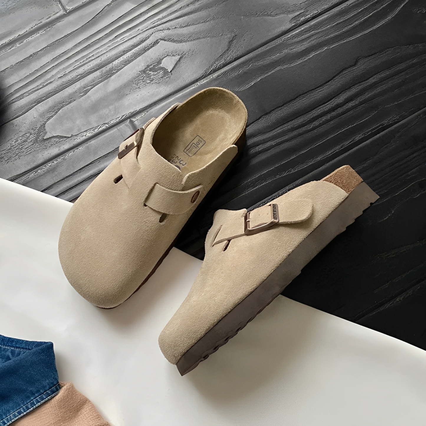 Kristelle - Komfortowe damskie sandały skórzane