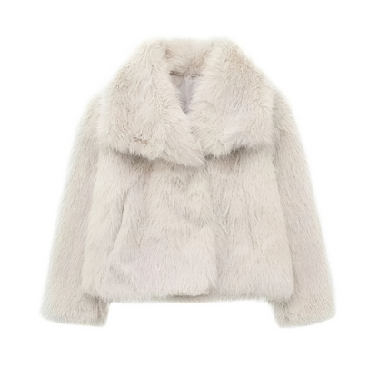 Corina - Stylowy krótki płaszcz z klapami dla kobiet