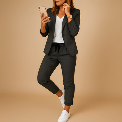 Aletha - Pełny zestaw damskiej marynarki i spodni na miarę