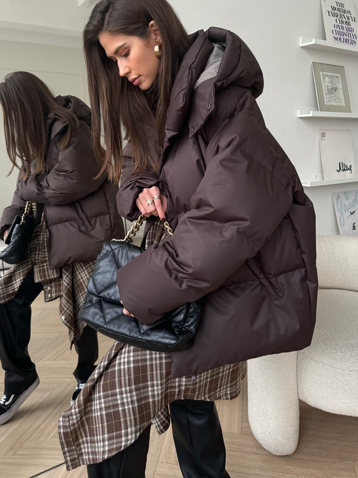 Natalia – Kurta puchowa z kapturem