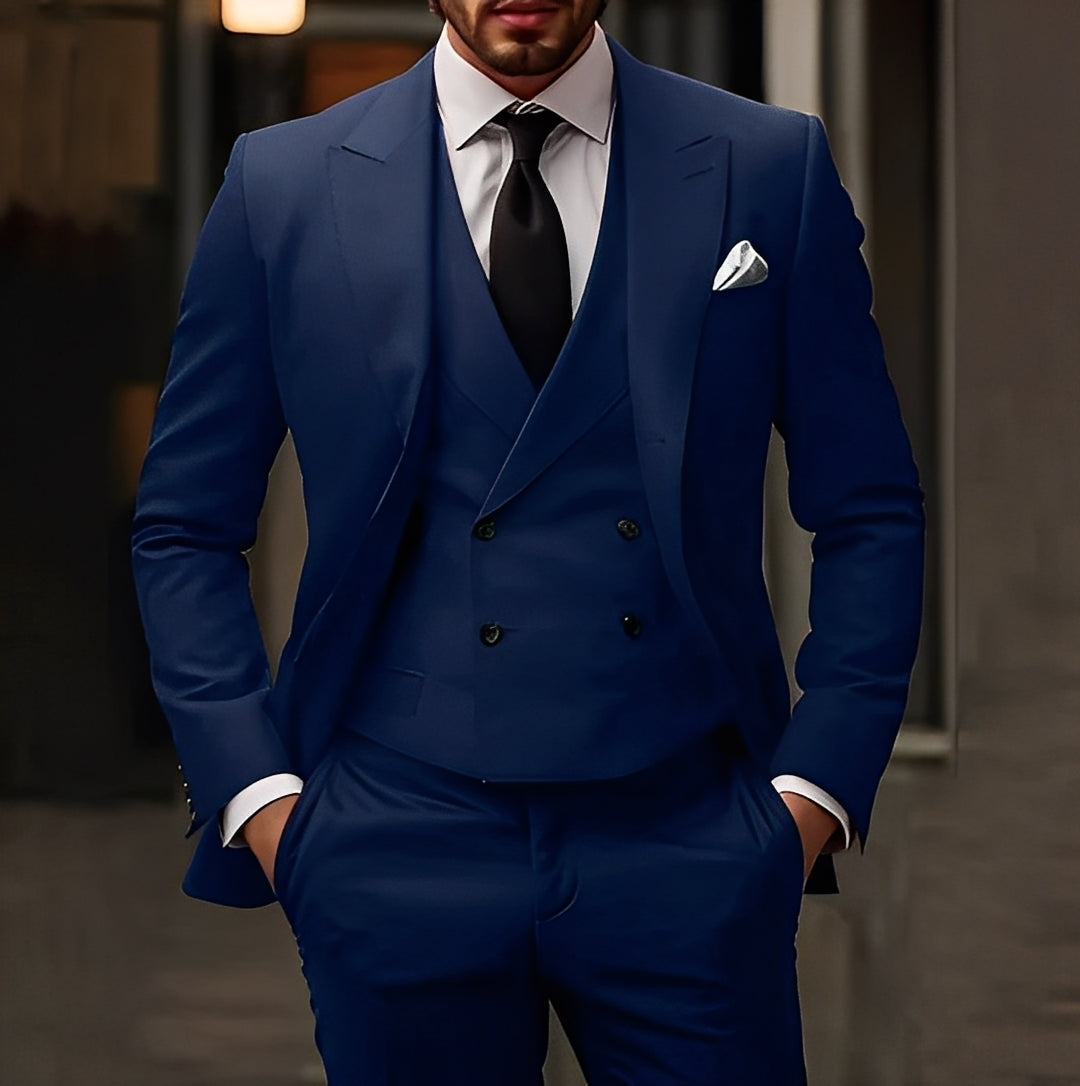 Darrel - Elegancki luźny męski garnitur