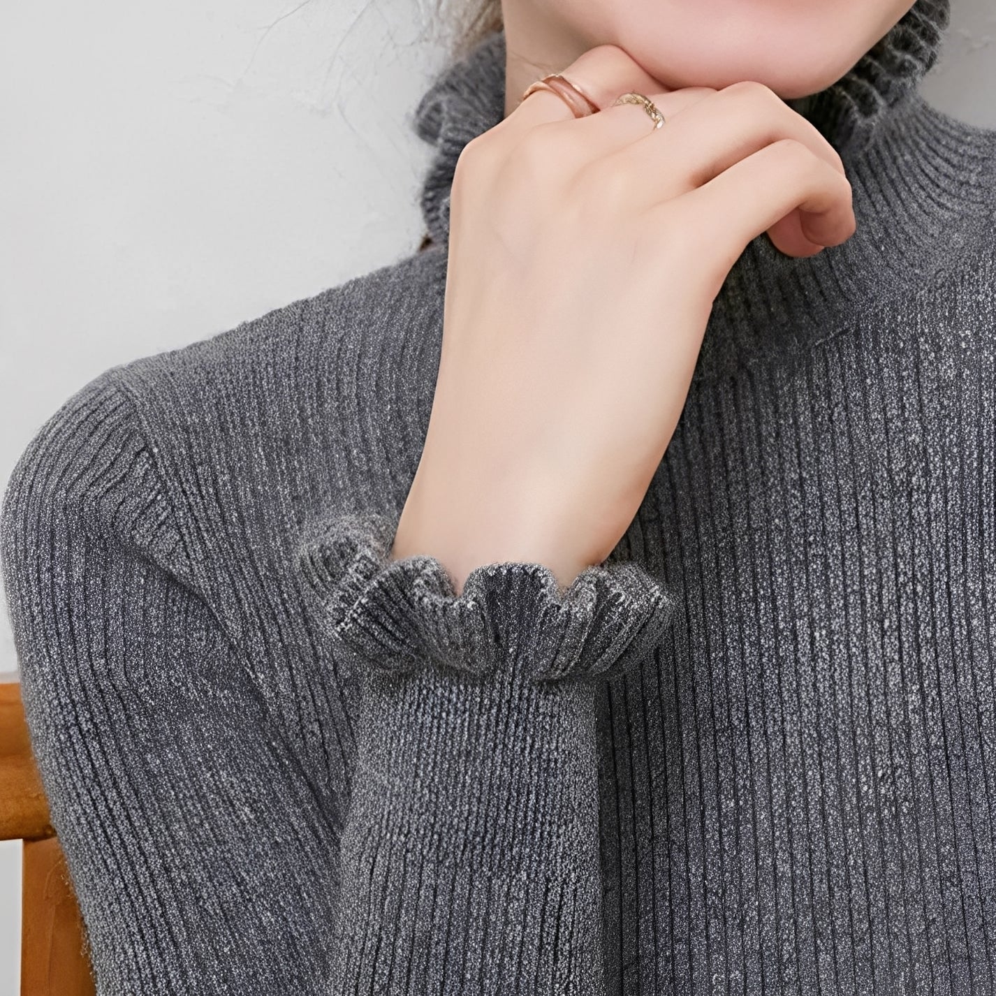 Keitha - Elegancki damski sweter z kaszmiru
