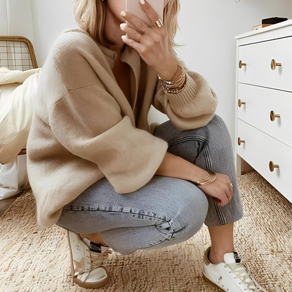 Mildred - Ciepły, luźny kardigan damski