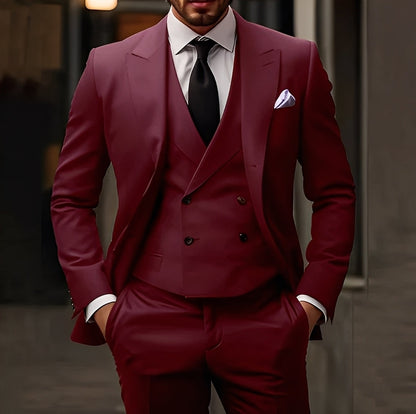 Darrel - Elegancki luźny męski garnitur