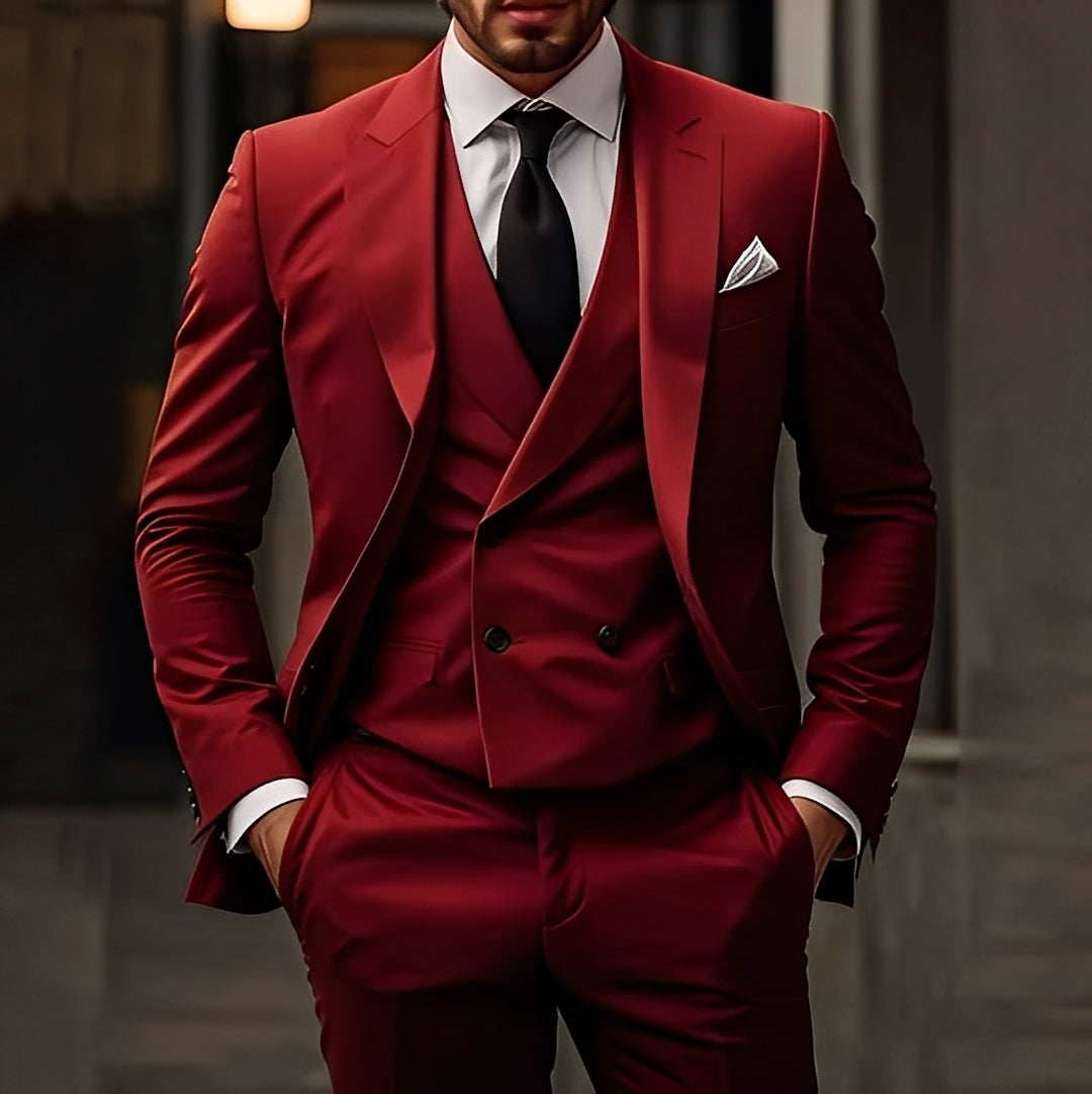 Darrel - Elegancki luźny męski garnitur