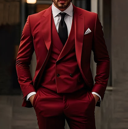 Darrel - Elegancki luźny męski garnitur