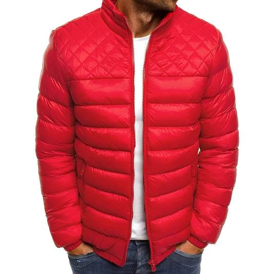 Jeffry - Męska elegancka kurtka wiatroszczelna na zewnątrz