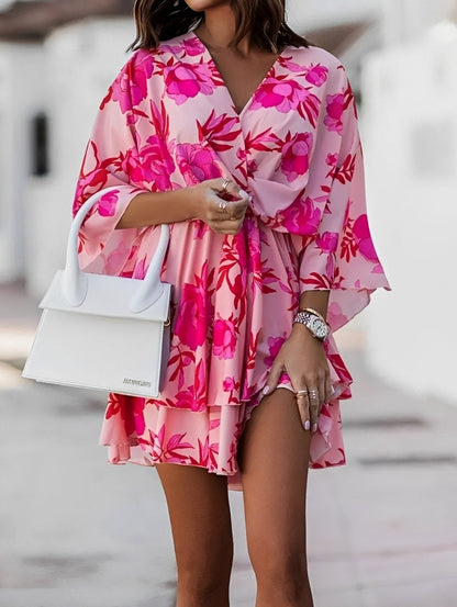 Chantelle - Stylowa, luźna sukienka mini dla kobiet