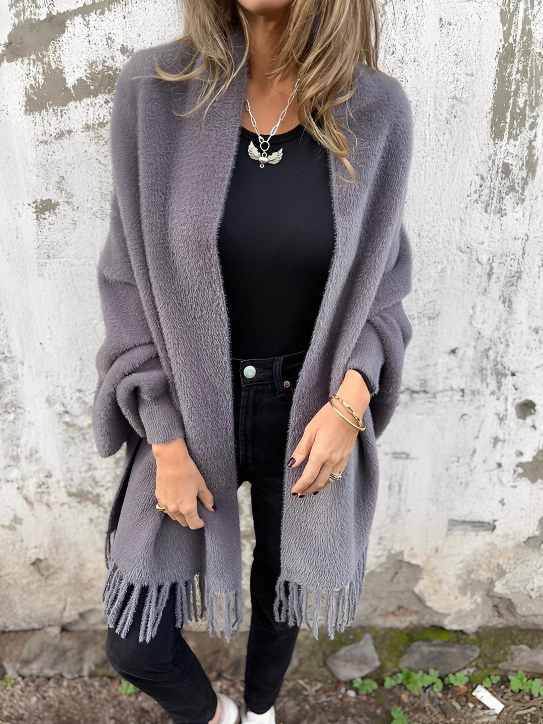 Bethany - Stylowy kardigan z chwostem dla kobiet