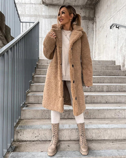 Georgiana - Elegancka sztuczna futrzana kurtka dla kobiet