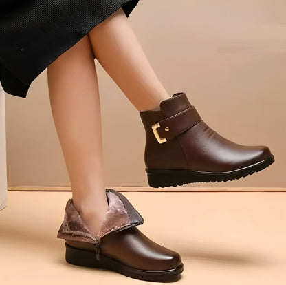 Gabriella - Stylowe, z fleecem ocieplane buty dla kobiet