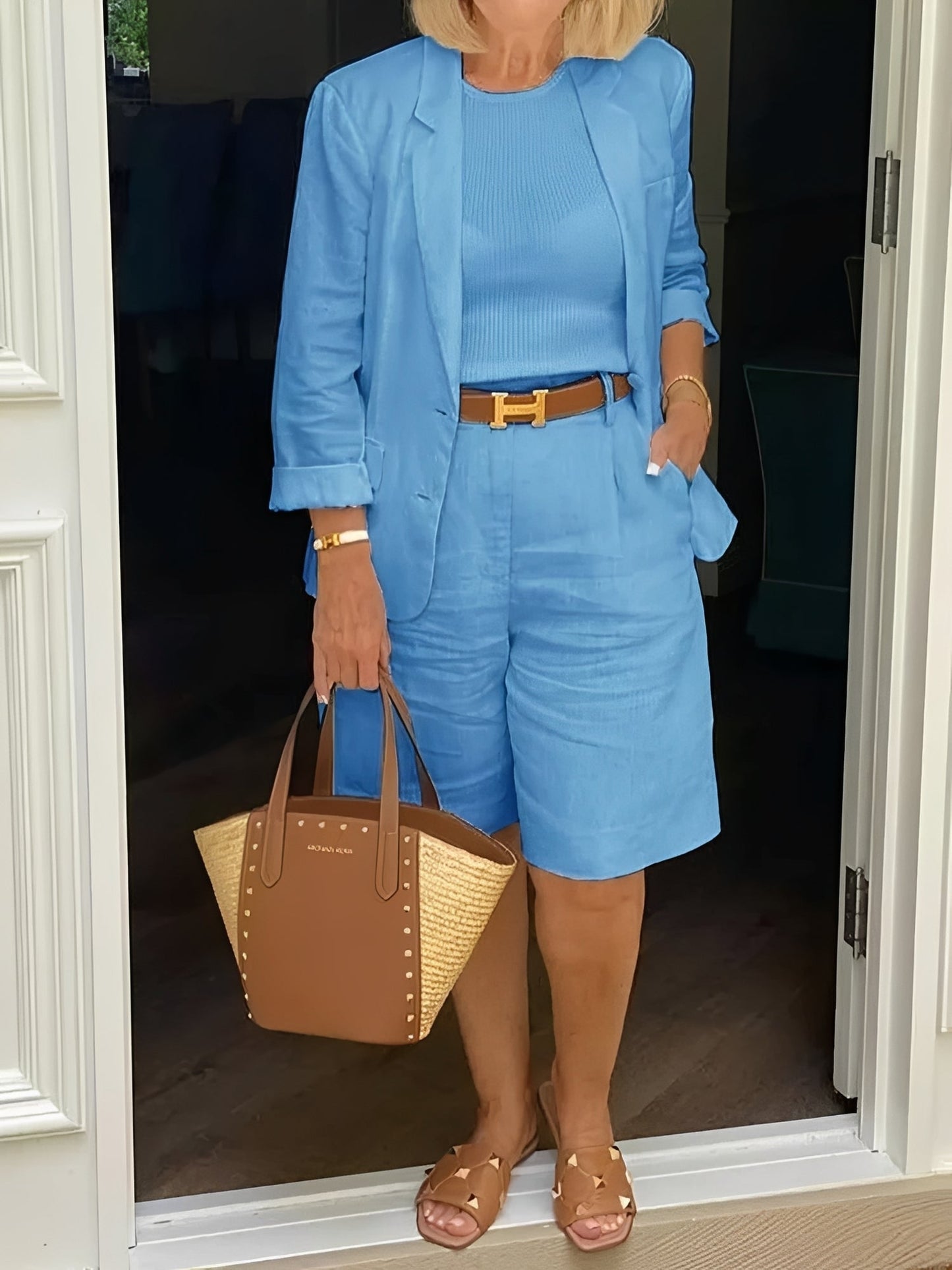 Courtney - Wygodny dwuczęściowy zestaw dla kobiet