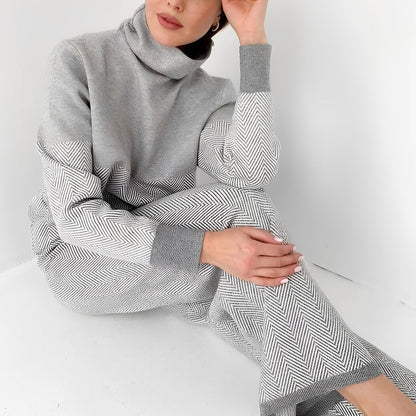 Milly - Zwiewny Dwuczęściowy Zestaw Fleece dla Kobiet