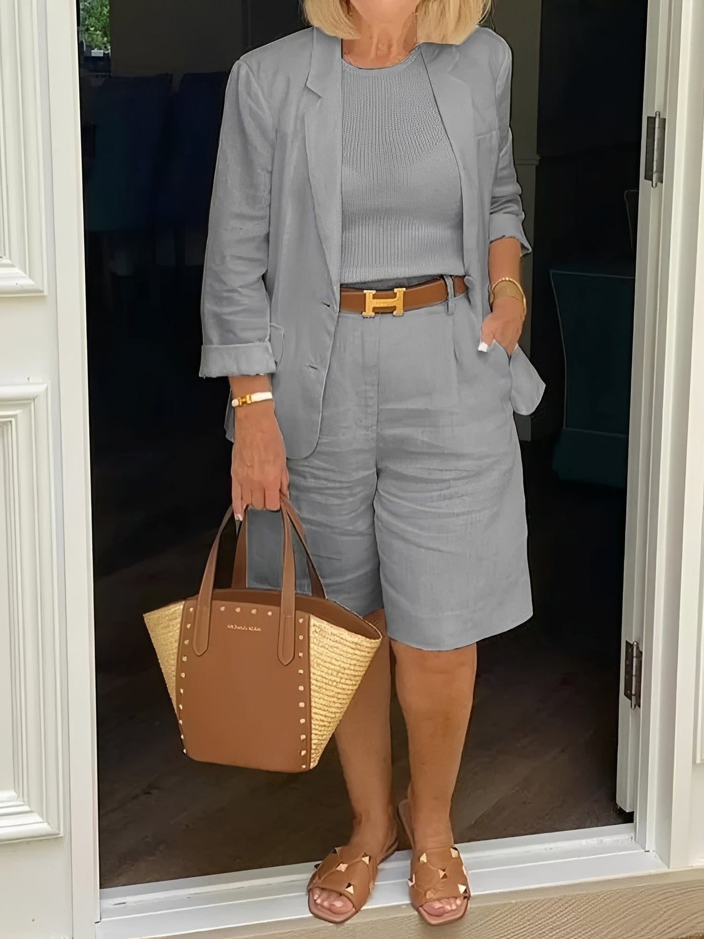 Courtney - Wygodny dwuczęściowy zestaw dla kobiet