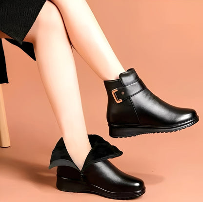 Gabriella - Stylowe, z fleecem ocieplane buty dla kobiet