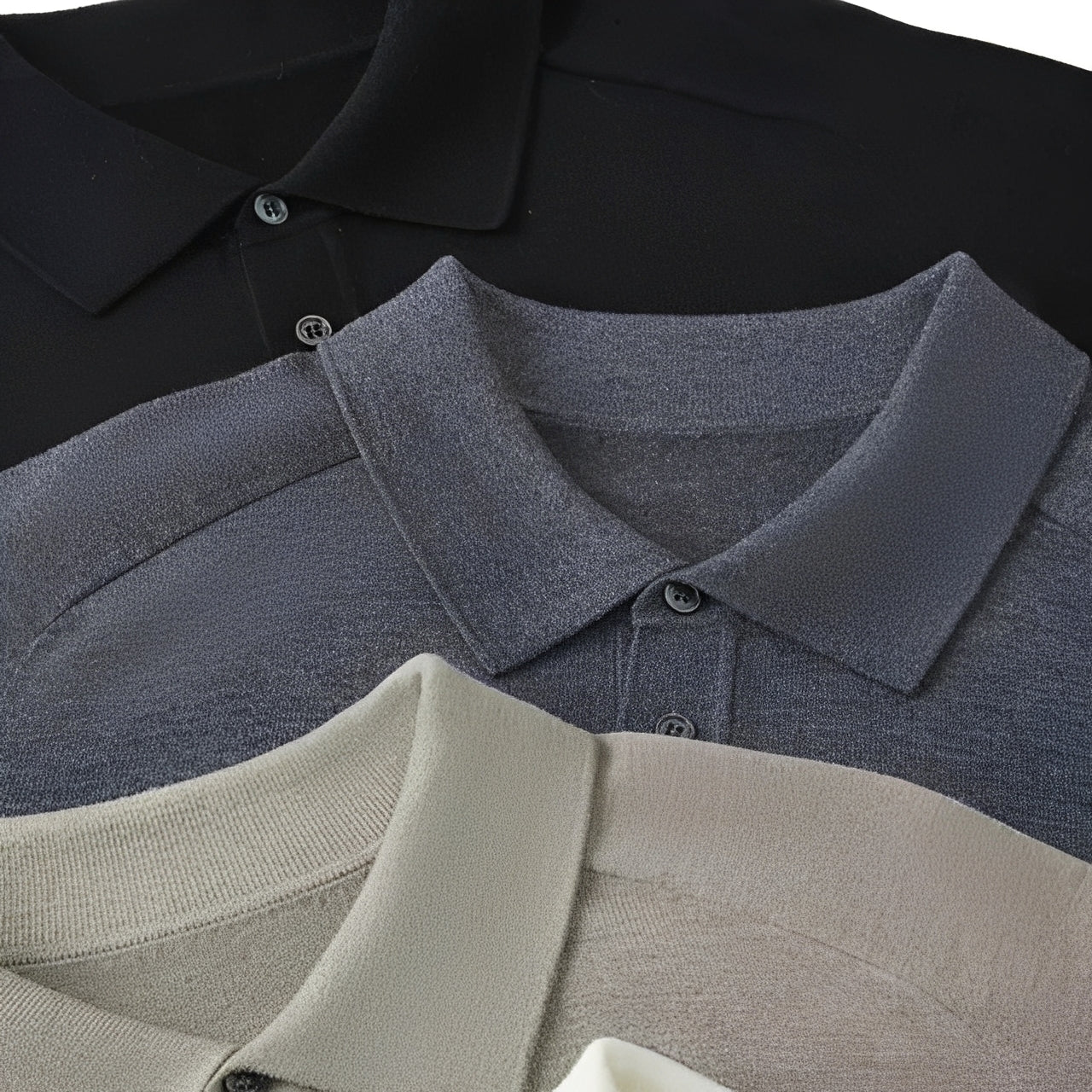 Anton - Wełniany sweter z kołnierzem rewersowym dla mężczyzn