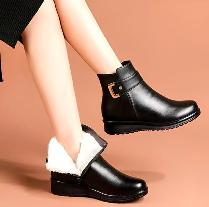 Gabriella - Stylowe, z fleecem ocieplane buty dla kobiet