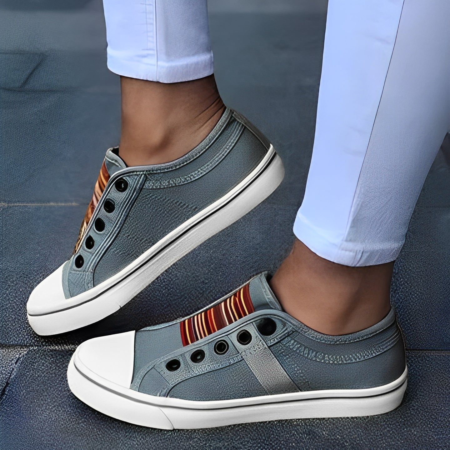 Delphia - Damskie Swobodne Canvasowe Buty