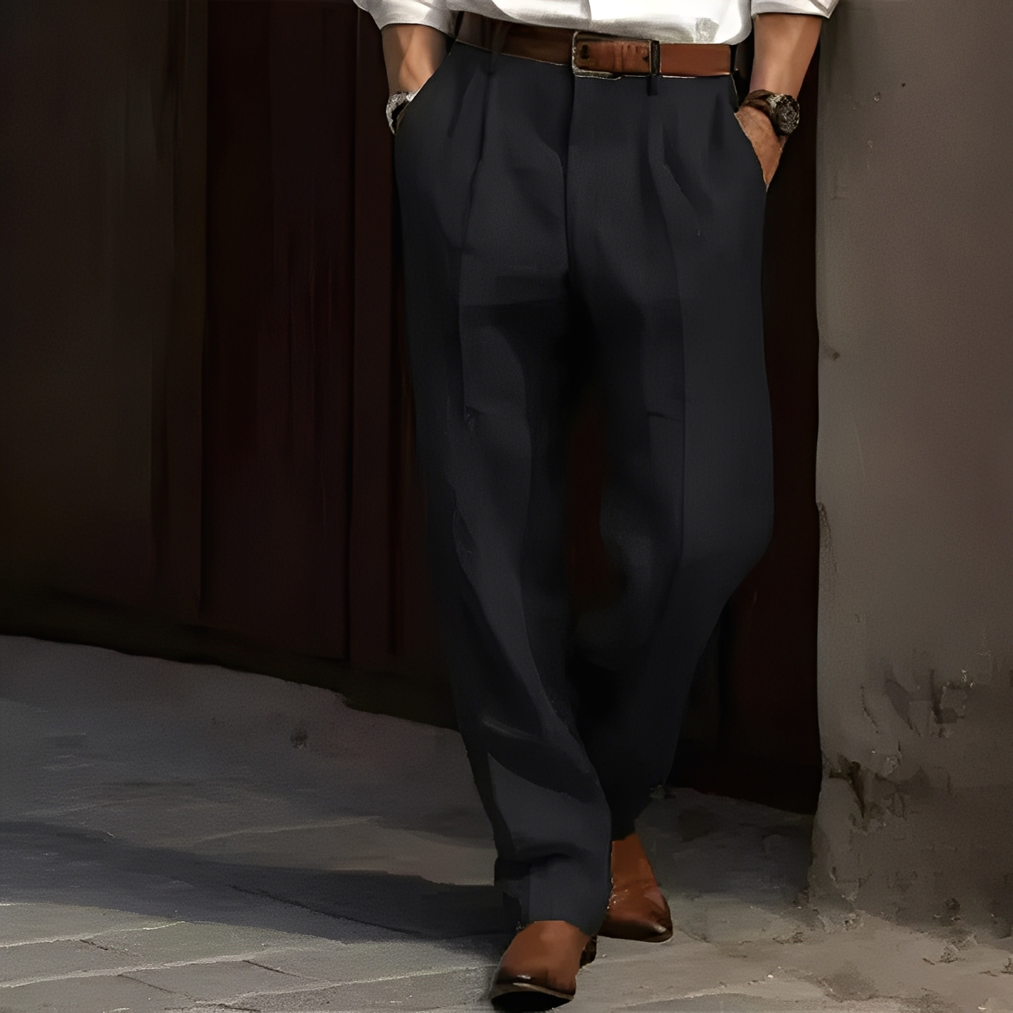 Lennart – Męskie elastyczne spodnie w modnym kroju