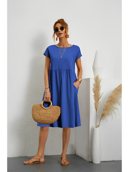 Amira – Elegancka letnia sukienka z rękawami