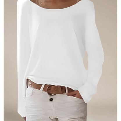 Alexa – Lekki sweter z okrągłym dekoltem