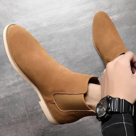 Willard - Stylowe zamszowe buty Chelsea dla mężczyzn