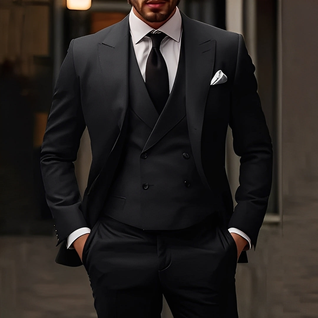 Darrel - Elegancki luźny męski garnitur