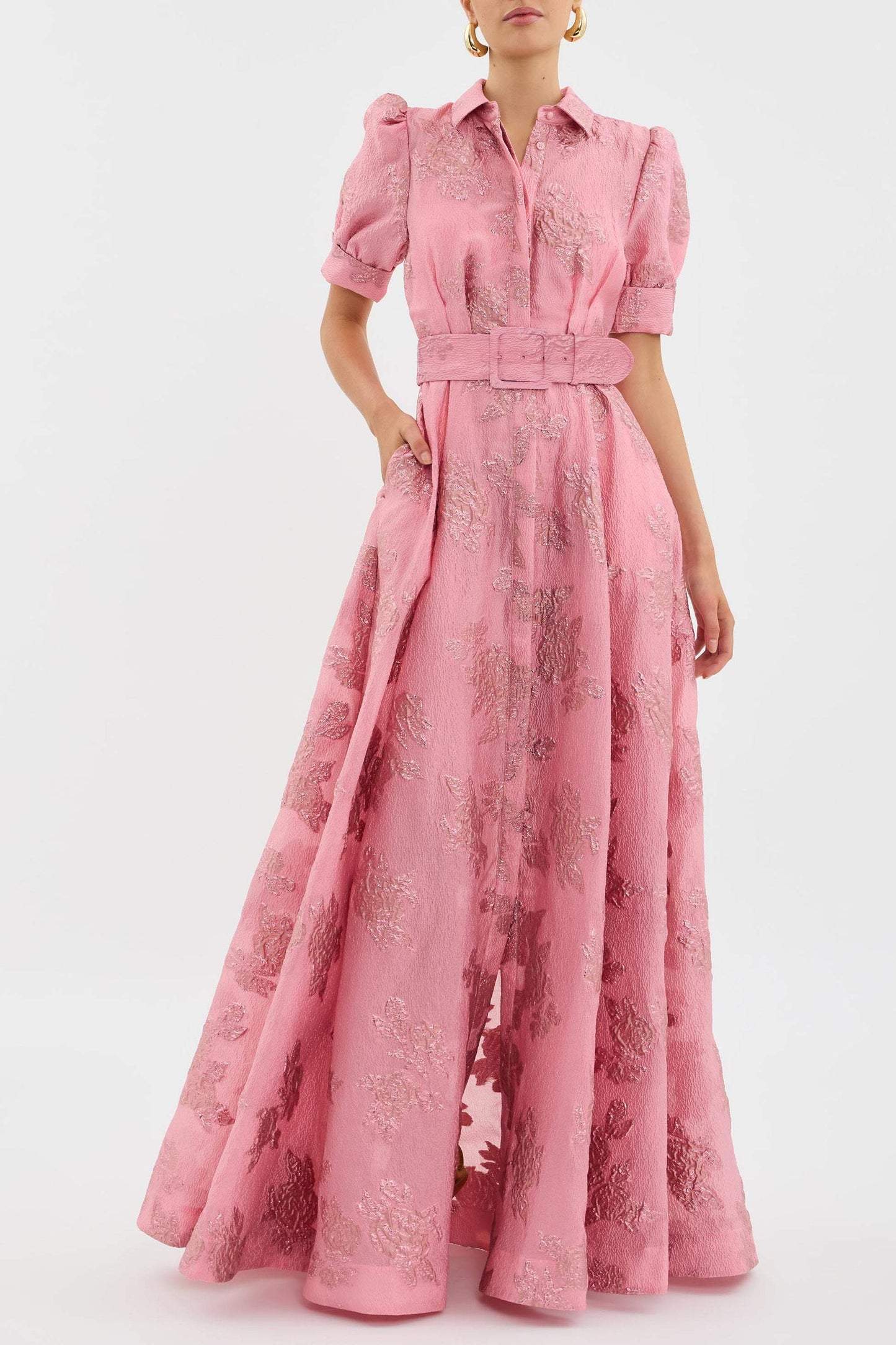 Sansa - Sukienka z Bufkami Damska, Krótka i Elegancka
