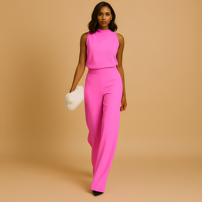 Almerra - Elegancki kombinezon z szerokimi nogawkami dla kobiet