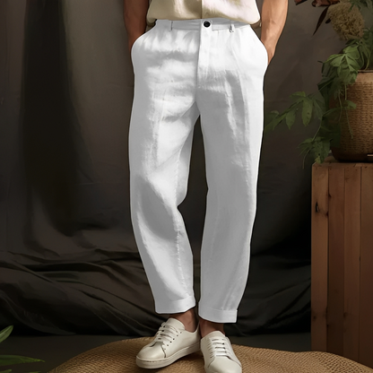 Jarold - Męskie spodnie proste o luźnym kroju