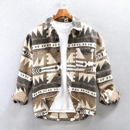 Billy - Flanelowa koszula w stylu retro dla mężczyzn