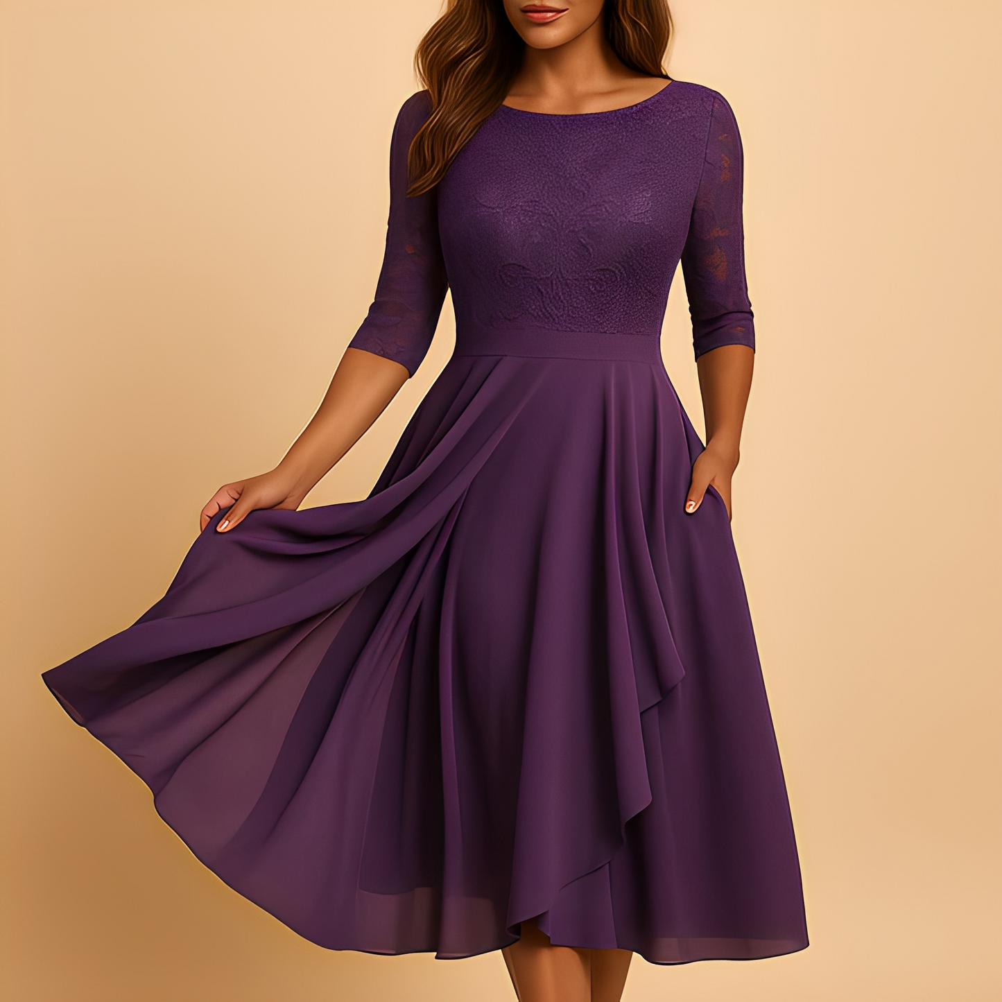 Aleka - Stylowa i elegancka sukienka damska