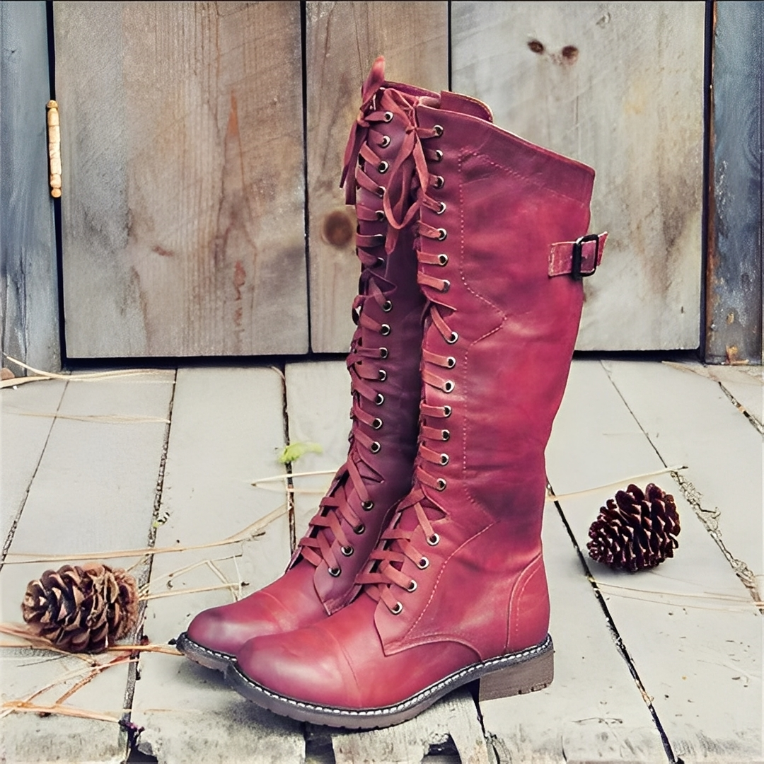 Désirée - Eleganckie sznurowane botki dla kobiet
