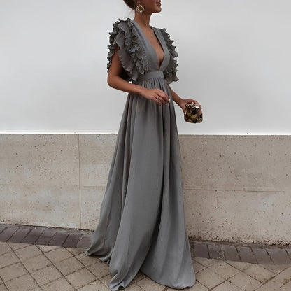 Jessu - Modne długie sukienki dla kobiet