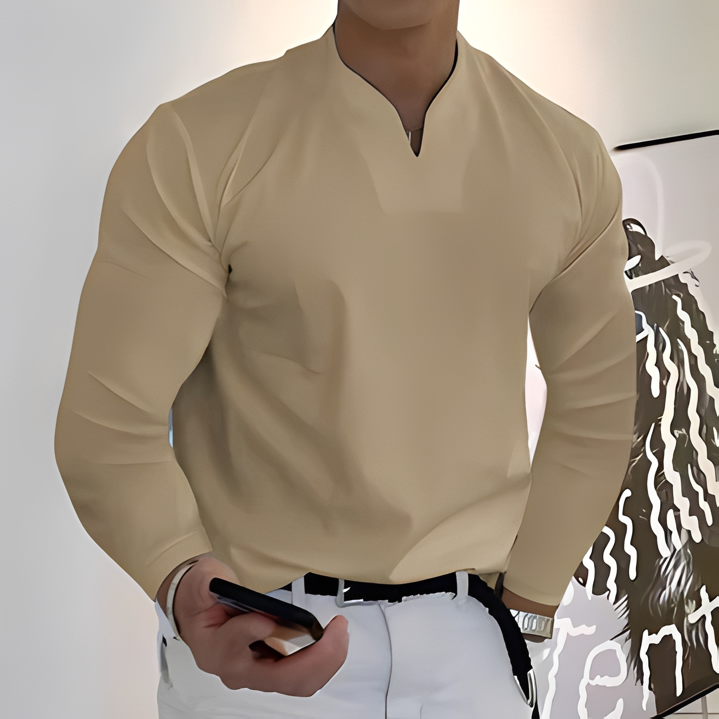 Karlo - Elegancka męska koszula z długimi rękawami