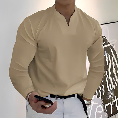 Karlo - Elegancka męska koszula z długimi rękawami