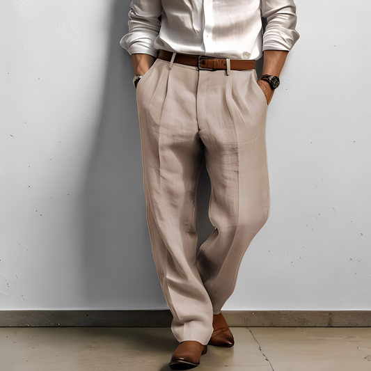 Aaden - Męskie szerokie spodnie, przepuszczające powietrze