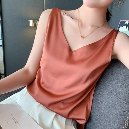 Diya - Stylowy V-Neck Top dla Kobiet