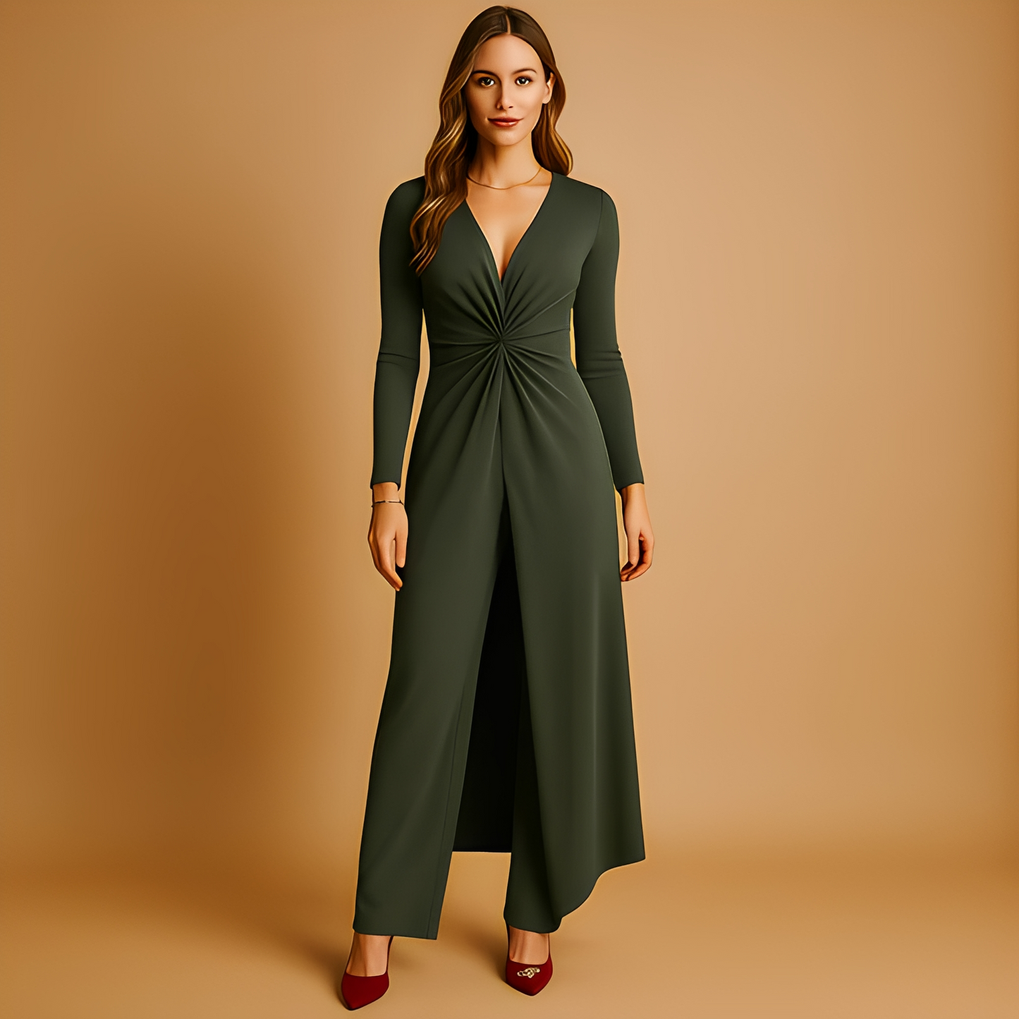 Armelyn - Stylowe sukienki i szerokie spodnie dla kobiet zestaw