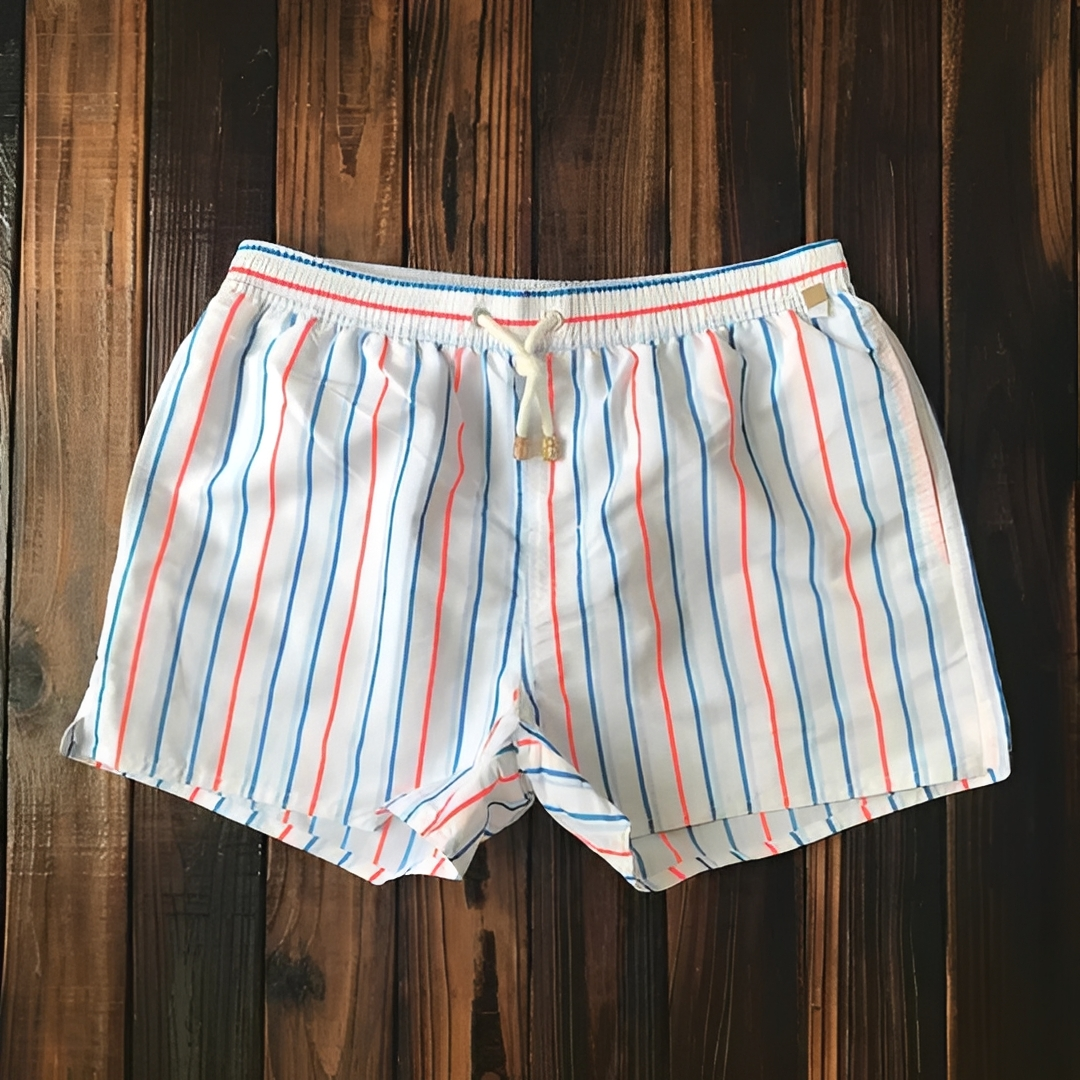 Gildar - Stylowe letnie szorty w paski dla mężczyzn