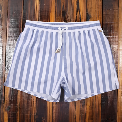 Gildar - Stylowe letnie szorty w paski dla mężczyzn
